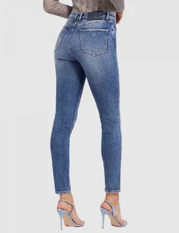 Blugi Guess, albastru Albastru
