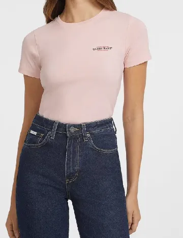 Tricou Guess, roz Roz