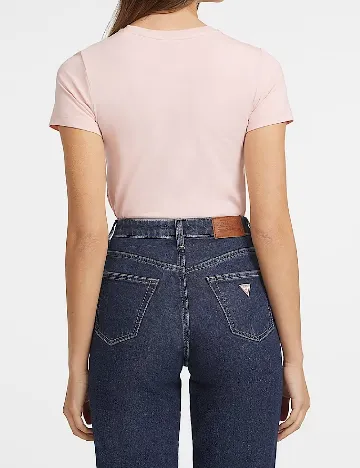 Tricou Guess, roz Roz