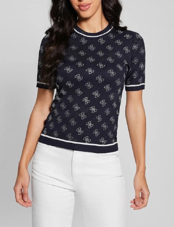 Bluza Guess, bleumarin