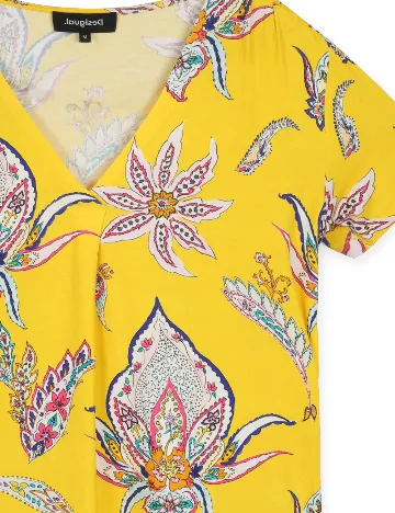 Bluza Desigual, galben Galben
