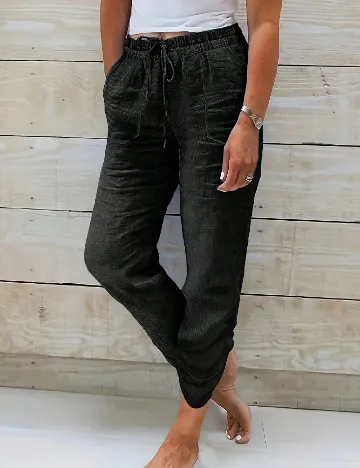 Pantaloni SHEIN, negru Negru