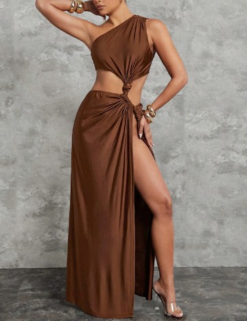 Rochie lunga SHEIN, maro