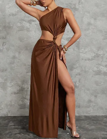Rochie lunga SHEIN, maro