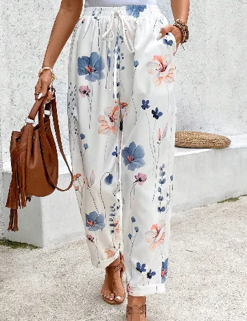 Pantaloni SHEIN, floral print