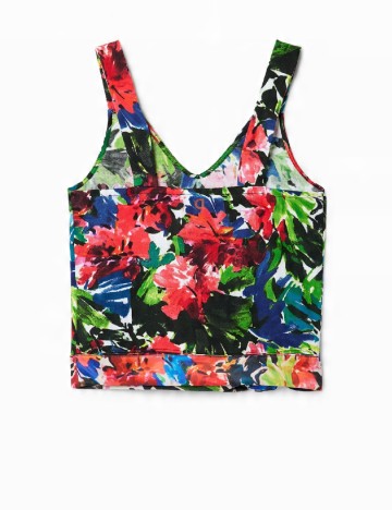 Bluza Desigual, mix culori