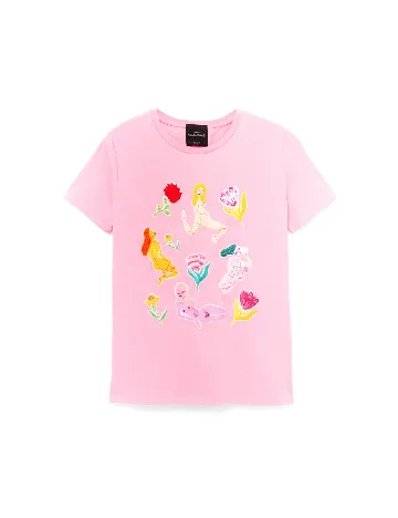 Tricou Desigual, roz