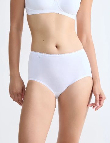Set chiloti 2 perechi Sloggi by Triumph, alb