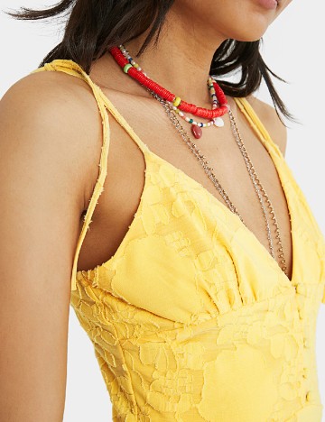 Body Desigual, galben