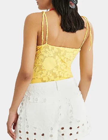 Body Desigual, galben