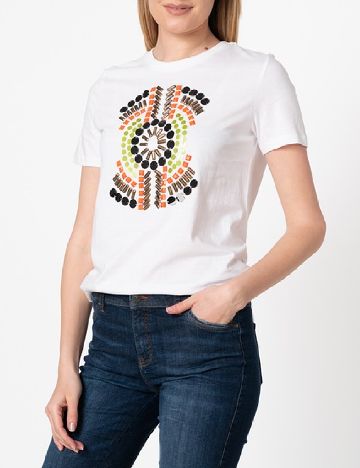 Tricou Desigual, alb