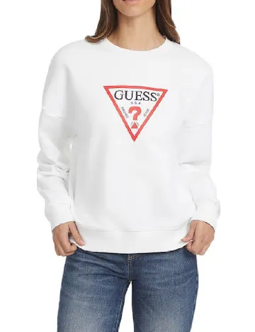 Bluza Oversize Guess, alb