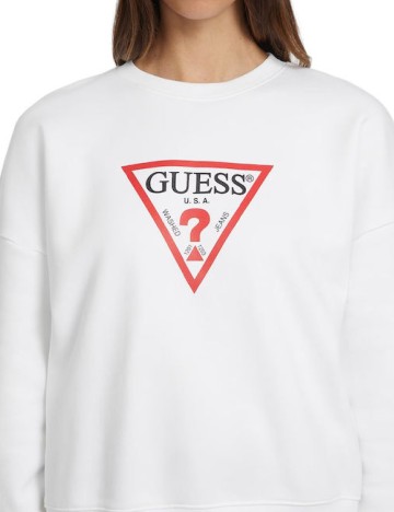 Bluza Oversize Guess, alb