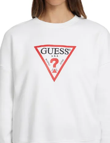 Bluza Oversize Guess, alb