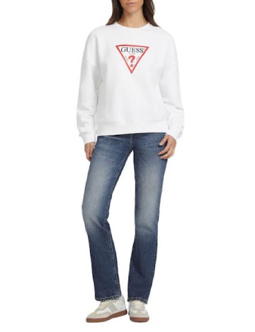 Bluza Oversize Guess, alb