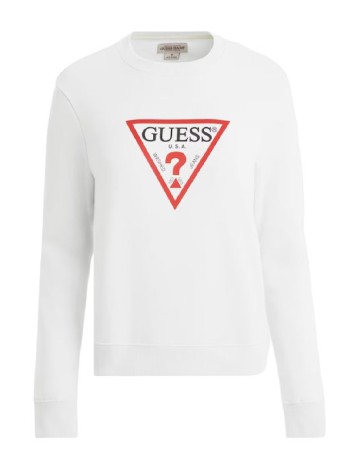 Bluza Oversize Guess, alb