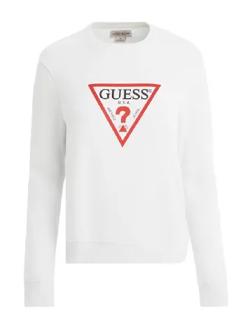 Bluza Oversize Guess, alb