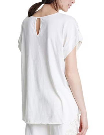 Bluza Desigual, alb