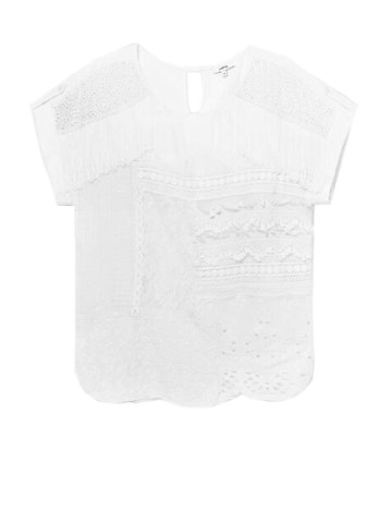Bluza Desigual, alb
