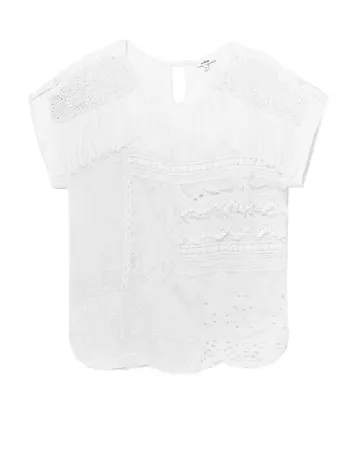 Bluza Desigual, alb