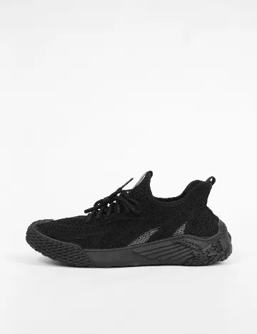 Adidasi SHEIN, negru Negru