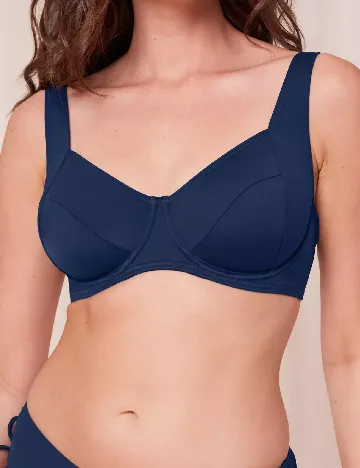 Sutien de baie Triumph, albastru Albastru