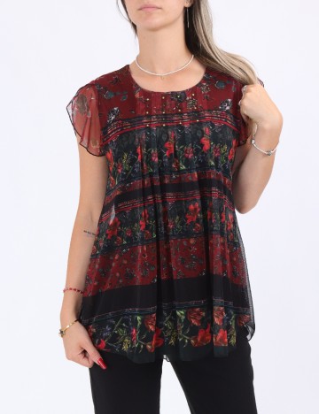 Bluza Desigual, mix culori