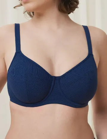 Sutien de baie Triumph, bleumarin Albastru