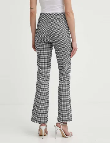Pantaloni Guess, alb/negru
