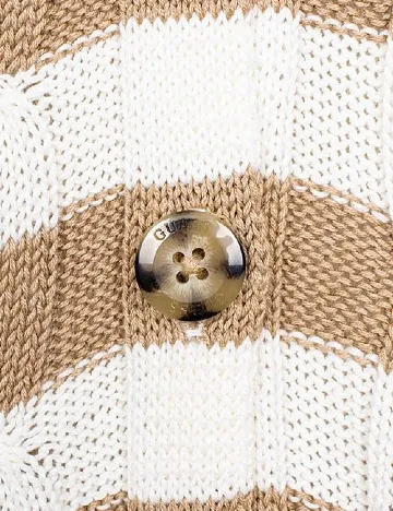 Cardigan Guess, alb/maro Alb