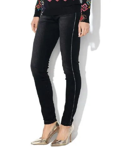 Blugi Desigual, negru Negru