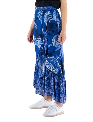 Fusta Desigual, albastru