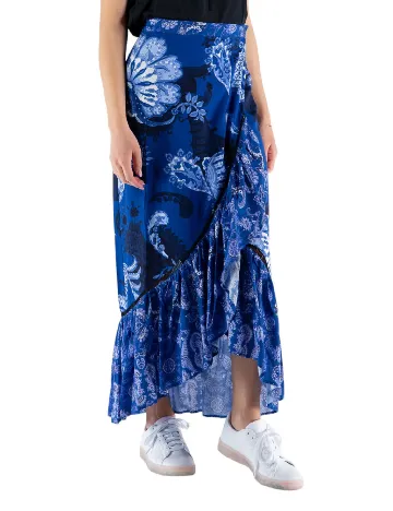 Fusta Desigual, albastru