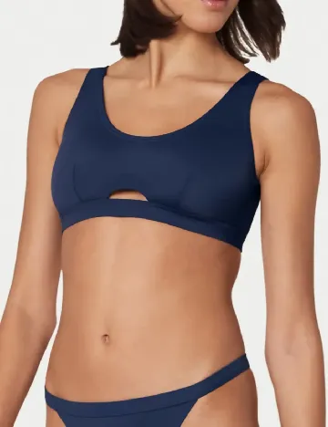 Sutien de baie Triumph, bleumarin Albastru