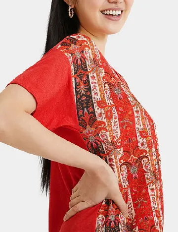 Tricou Desigual, rosu