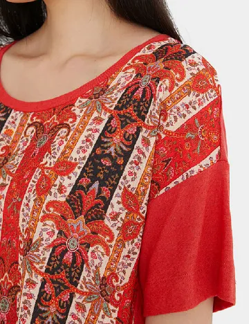Tricou Desigual, rosu