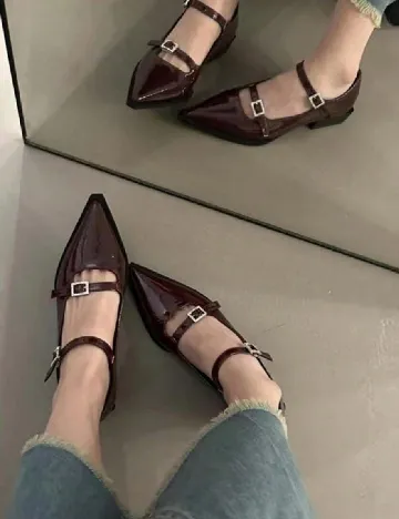 Pantofi SHEIN, visiniu Rosu