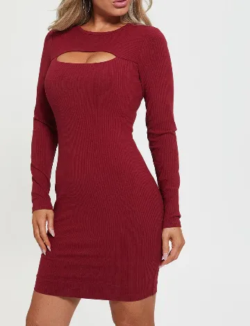 Rochie scurta Guess, rosu