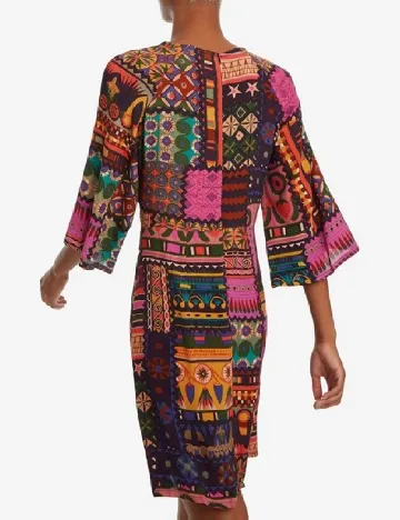 Rochie scurta Desigual, mix culori Mix culori