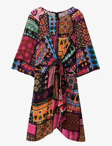 Rochie scurta Desigual, mix culori Mix culori