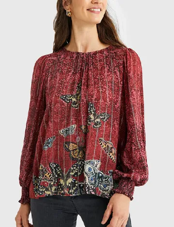 Bluza Desigual, rosu