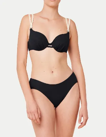 Sutien de baie Triumph, negru Negru