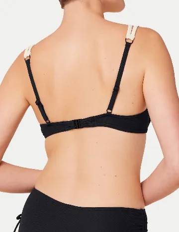 Sutien de baie Triumph, negru Negru