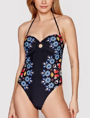 Costum de baie Desigual, negru Negru