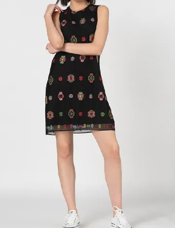 Rochie scurta Desigual, negru