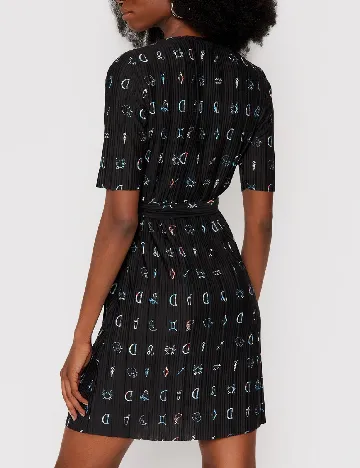 Rochie scurta Desigual, negru Negru