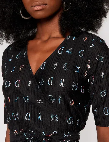 Rochie scurta Desigual, negru Negru
