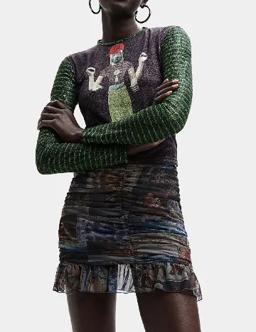 Bluza Desigual, mix culori Mix culori