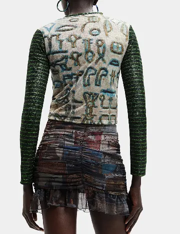 Bluza Desigual, mix culori Mix culori