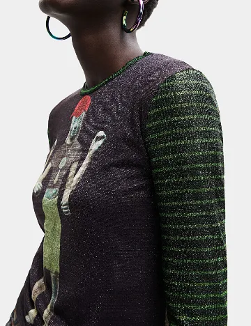 Bluza Desigual, mix culori Mix culori
